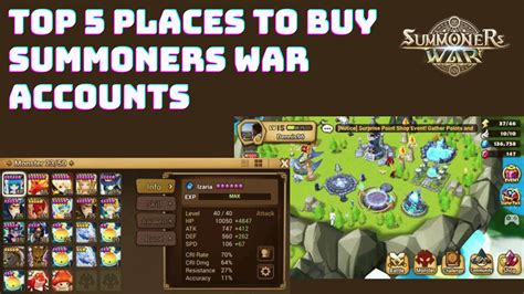 buy summoners war account online.